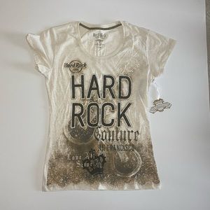 Hard Rock Cafe Couture Scoop Neck Short Sleeve San Francisco Tee Shirt XL